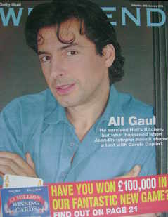 Weekend magazine - Jean-Christophe Novelli cover (28 January 2006)
