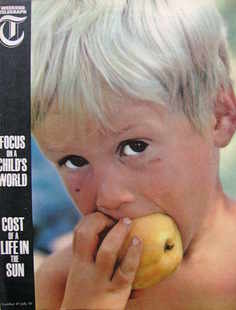 Weekend Telegraph magazine - Focus On A Child's World cover (30 July 1965)
