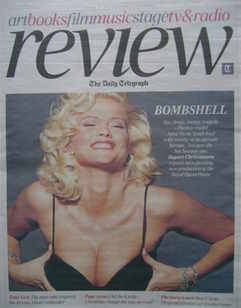 The Daily Telegraph Review newspaper supplement - 29 January 2011 - Anna Nicole Smith cover