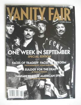 <!--2001-11-->Vanity Fair magazine - One Week In September cover (November 