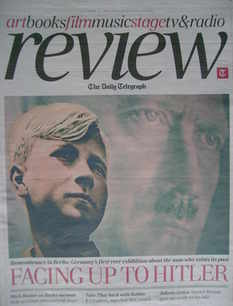 The Daily Telegraph Review newspaper supplement - 13 November 2010 - Facing Up To Hitler cover