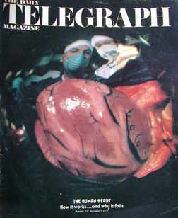 The Daily Telegraph magazine - The Human Heart cover (5 December 1975)