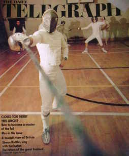 The Daily Telegraph magazine - Could You Parry This Lunge cover (15 August 1975)