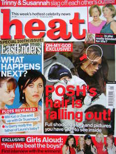<!--2003-01-04-->Heat magazine - Victoria Beckham cover (4-10 January 2003 