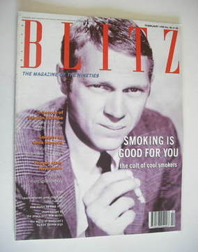 Blitz magazine - February 1990 - Steve McQueen cover