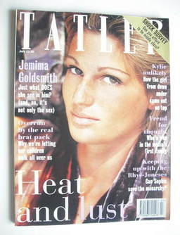 Tatler magazine - July 1994 - Jemima Goldsmith cover