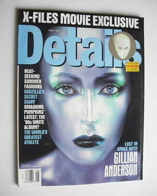 <!--1998-06-->Details magazine - June 1998 - Gillian Anderson cover