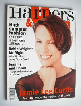 British Harpers & Queen magazine - July 1996 - Jamie Lee Curtis