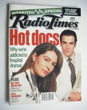 Radio Times magazine - Helen Baxendale and Mandy Patinkin cover (3-9 June 1995)