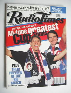 Radio Times magazine - Gary Lineker and Alan Hansen cover (20-26 May 1995)