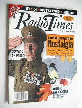 Radio Times magazine - Clive Dunn cover (31 July - 6 August 1993)