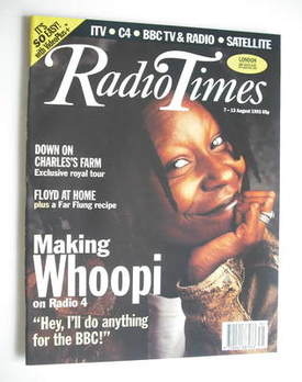 Radio Times magazine - Whoopi Goldberg cover (7-13 August 1993)