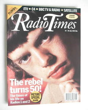 Radio Times magazine - Mick Jagger cover (24-30 July 1993)
