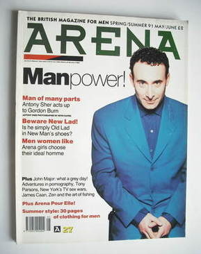 <!--1991-04-->Arena magazine - Spring/Summer 1991 - Manpower cover