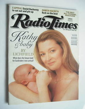 Radio Times magazine - Gillian Taylforth cover (23-29 March 1996)