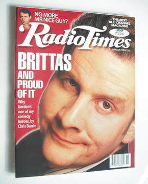 <!--1996-03-09-->Radio Times magazine - Chris Barrie cover (9-15 March 1996