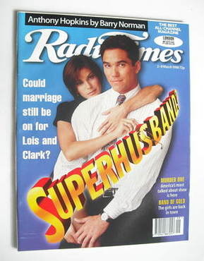 Radio Times magazine - Dean Cain and Teri Hatcher cover (2-8 March 1996)