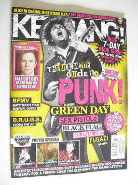 Kerrang magazine - Billie Joe Armstrong cover (19 March 2011 - Issue 1355)