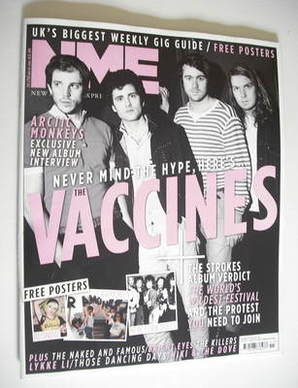 NME magazine - The Vaccines cover (19 March 2011)