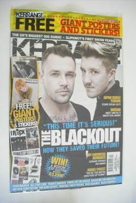 Kerrang magazine - The Blackout cover (26 March 2011 - Issue 1356)