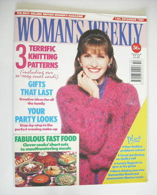 <!--1989-12-12-->Woman's Weekly magazine (12 December 1989)