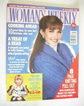 <!--1989-11-07-->Woman's Weekly magazine (7 November 1989)