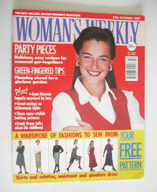 <!--1989-10-24-->Woman's Weekly magazine (24 October 1989)