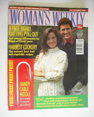 Woman's Weekly magazine (3 October 1989)