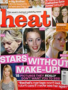 <!--2003-05-03-->Heat magazine - Stars Without Make-Up! cover (3-9 May 2003
