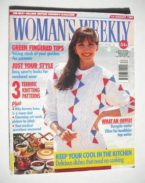 Woman's Weekly magazine (1 August 1989 - British Edition)