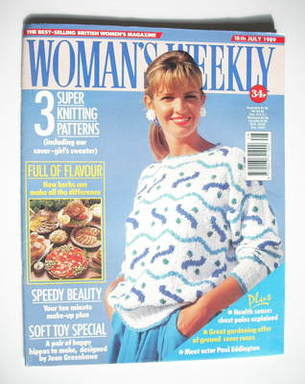 Woman's Weekly magazine (18 July 1989 - British Edition)