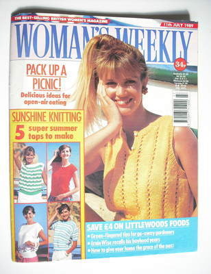 Woman's Weekly magazine (11 July 1989 - British Edition)