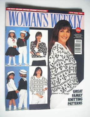Woman's Weekly magazine (27 June 1989 - British Edition)