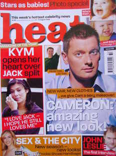 Heat magazine - Cameron Stout cover (9-15 August 2003 - Issue 231)