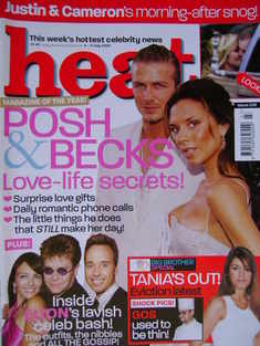 <!--2003-07-05-->Heat magazine - David and Victoria Beckham cover (5-11 Jul