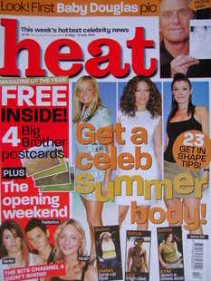 <!--2003-05-31-->Heat magazine - Get a Celeb Summer Body cover (31 May-6 Ju