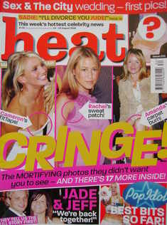 <!--2003-08-23-->Heat magazine - Cringe! cover (23-29 August 2003 - Issue 2