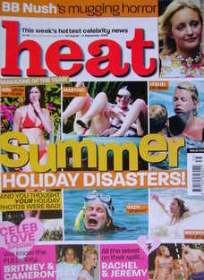 <!--2003-08-30-->Heat magazine - Summer Holiday Disasters! cover (30 August