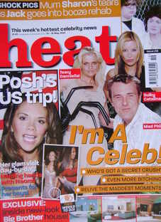 <!--2003-05-10-->Heat magazine - I'm A Celeb! cover (10-16 May 2003 - Issue