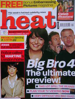 <!--2003-05-24-->Heat magazine - Big Bro 4 cover (24-30 May 2003 - Issue 22