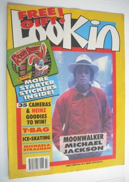 Look In magazine - Michael Jackson cover (14 January 1989)