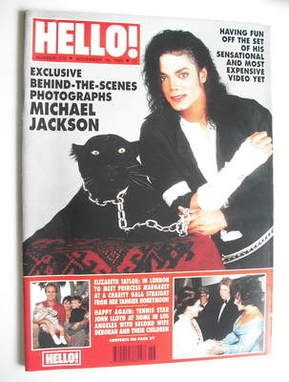 Hello! magazine - Michael Jackson cover (16 November 1991 - Issue 178)