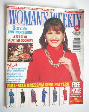 Woman's Weekly magazine (24 January 1989 - British Edition)
