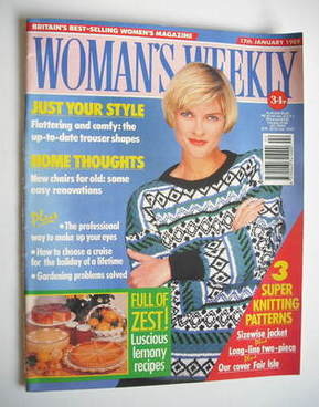 Woman's Weekly magazine (17 January 1989 - British Edition)