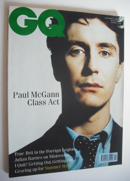 <!--1989-04-->British GQ magazine - April/May 1989 - Paul McGann cover