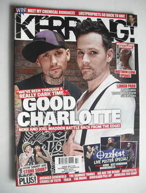 Kerrang magazine - Benji and Joel Madden cover (23 October 2010 - Issue 1335)