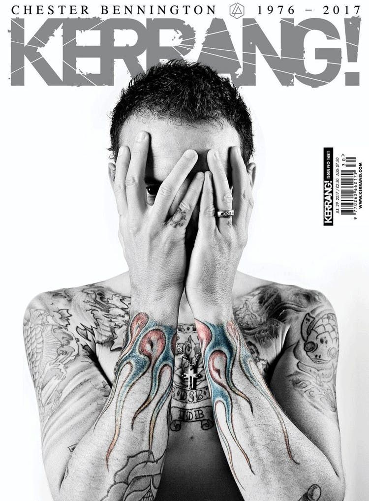 <!--2017-07-29-->Kerrang magazine - Chester Bennington cover (29 July 2017 