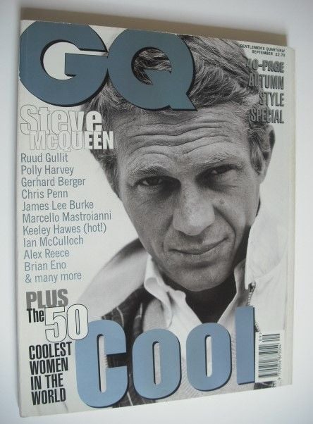 British GQ magazine - September 1996 - Steve McQueen cover