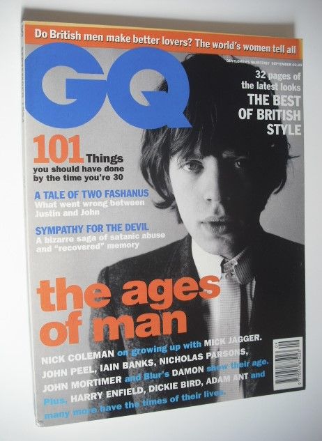 British GQ magazine - September 1994 - Mick Jagger cover