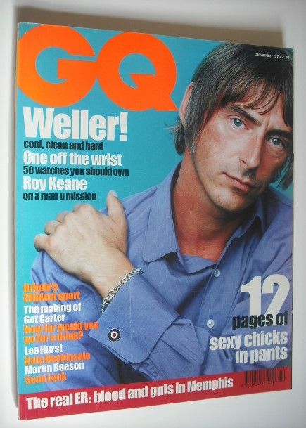 British GQ magazine - November 1997 - Paul Weller cover